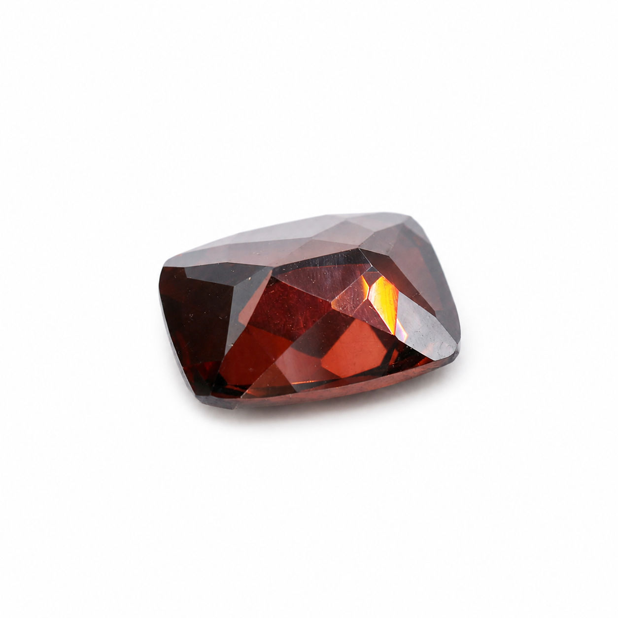 Cubic Zirconia (Rhodolite Color) Elongated Cushion Faceted
