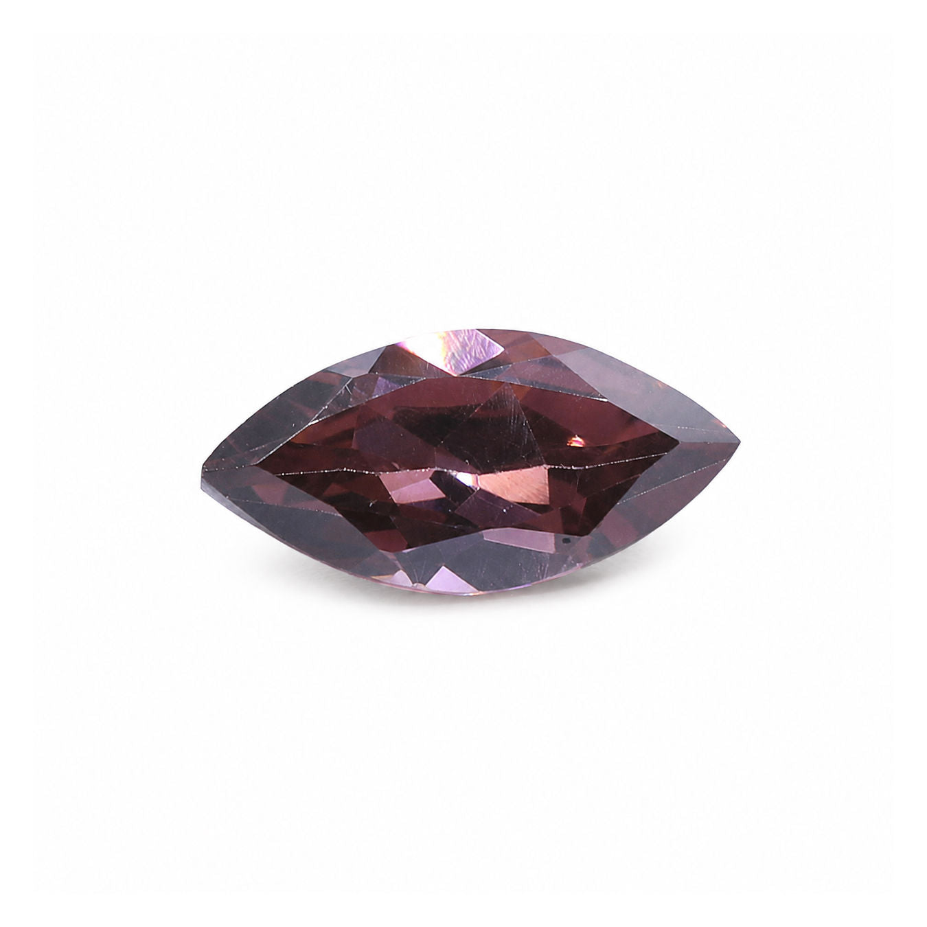 Cubic Zirconia (Rhodolite Color) Marquise Faceted