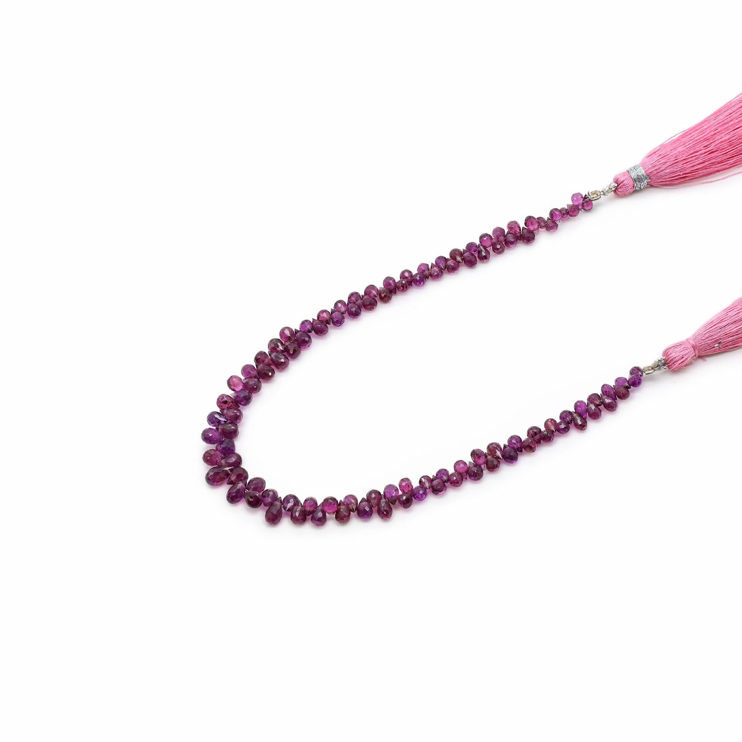 Rhodolite 4x2mm to 6x3.50mm Drops Faceted Beads (8 Inch)
