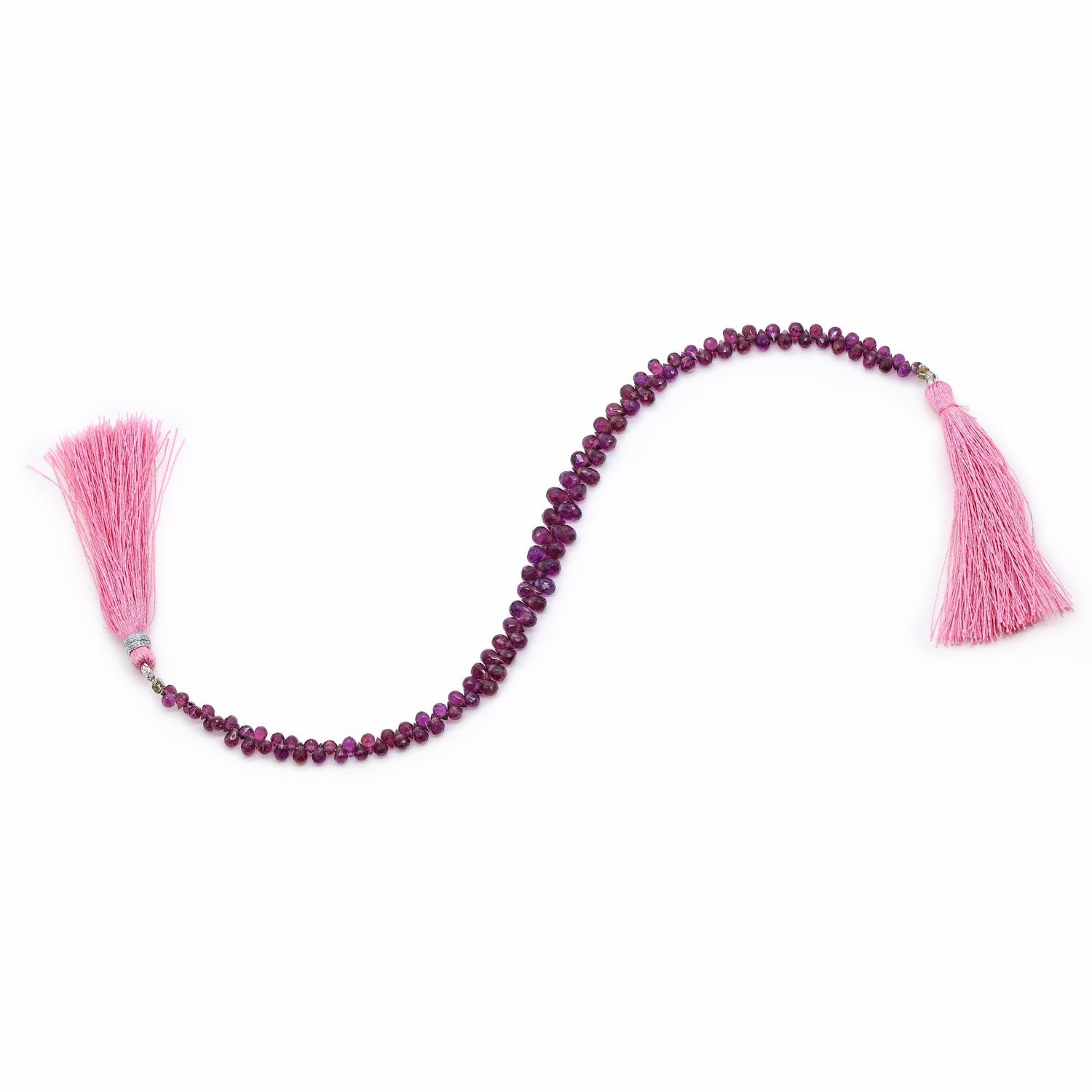 Rhodolite 4x2mm to 6x3.50mm Drops Faceted Beads (8 Inch)