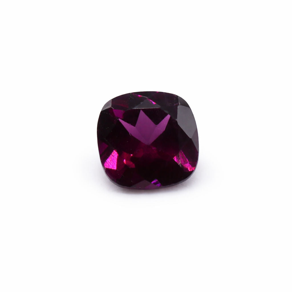 Rhodolite Cushion Faceted