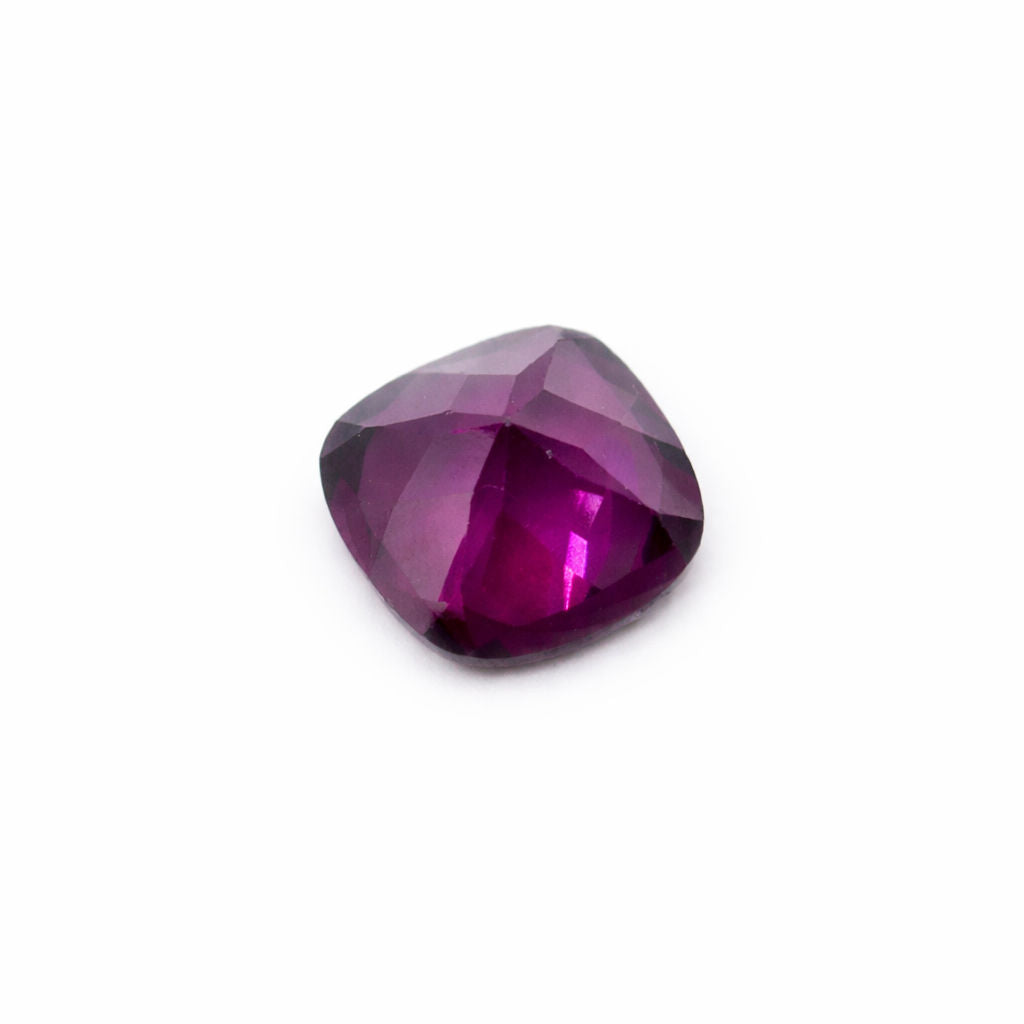 Rhodolite Cushion Faceted