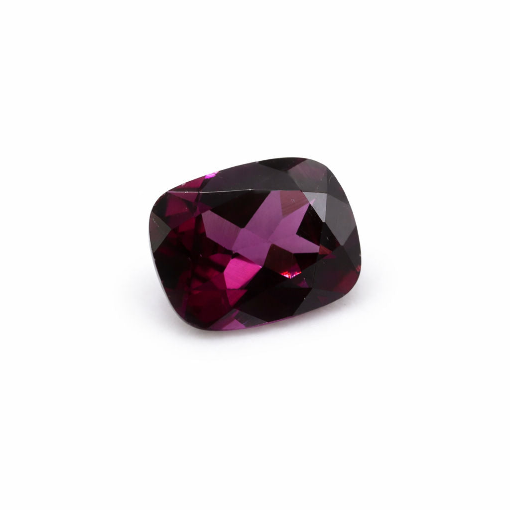Rhodolite Elongated Cushion Faceted