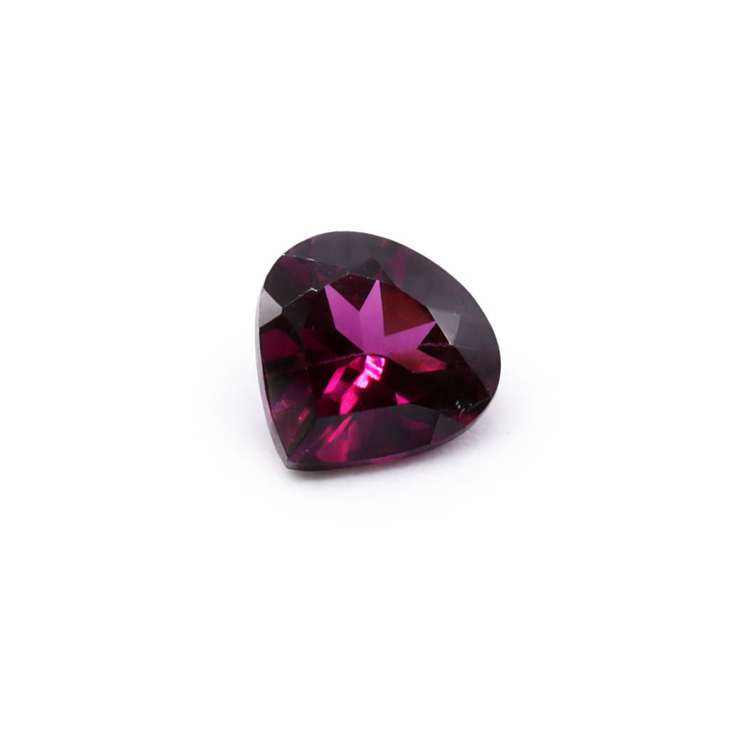 Rhodolite Heart Shape Faceted