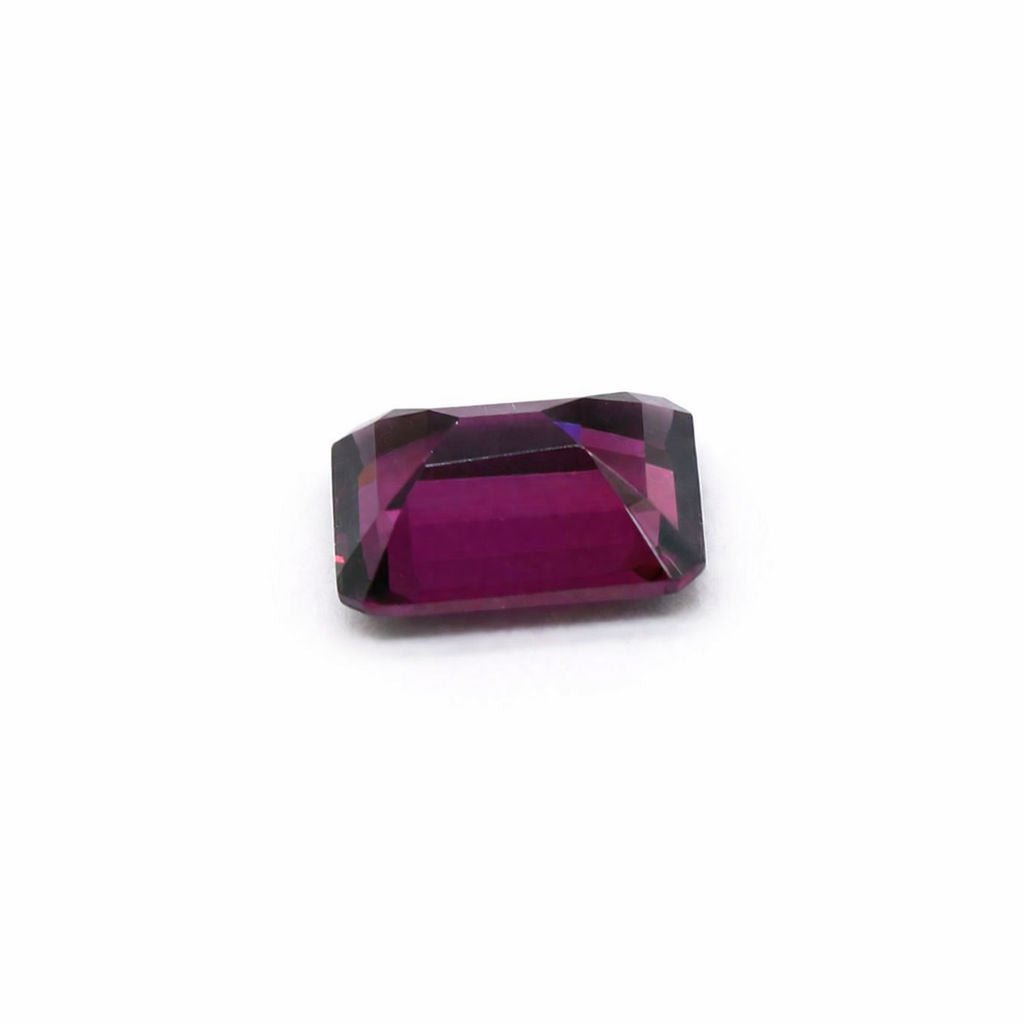 Rhodolite Octagon Faceted