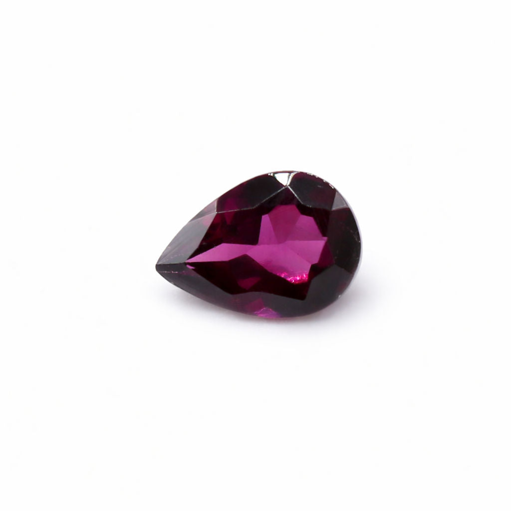 Rhodolite Pear Faceted