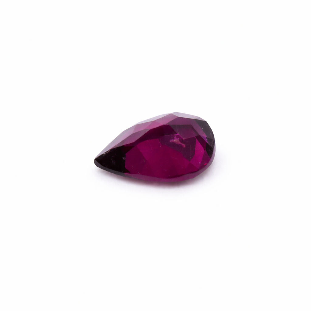 Rhodolite Pear Faceted