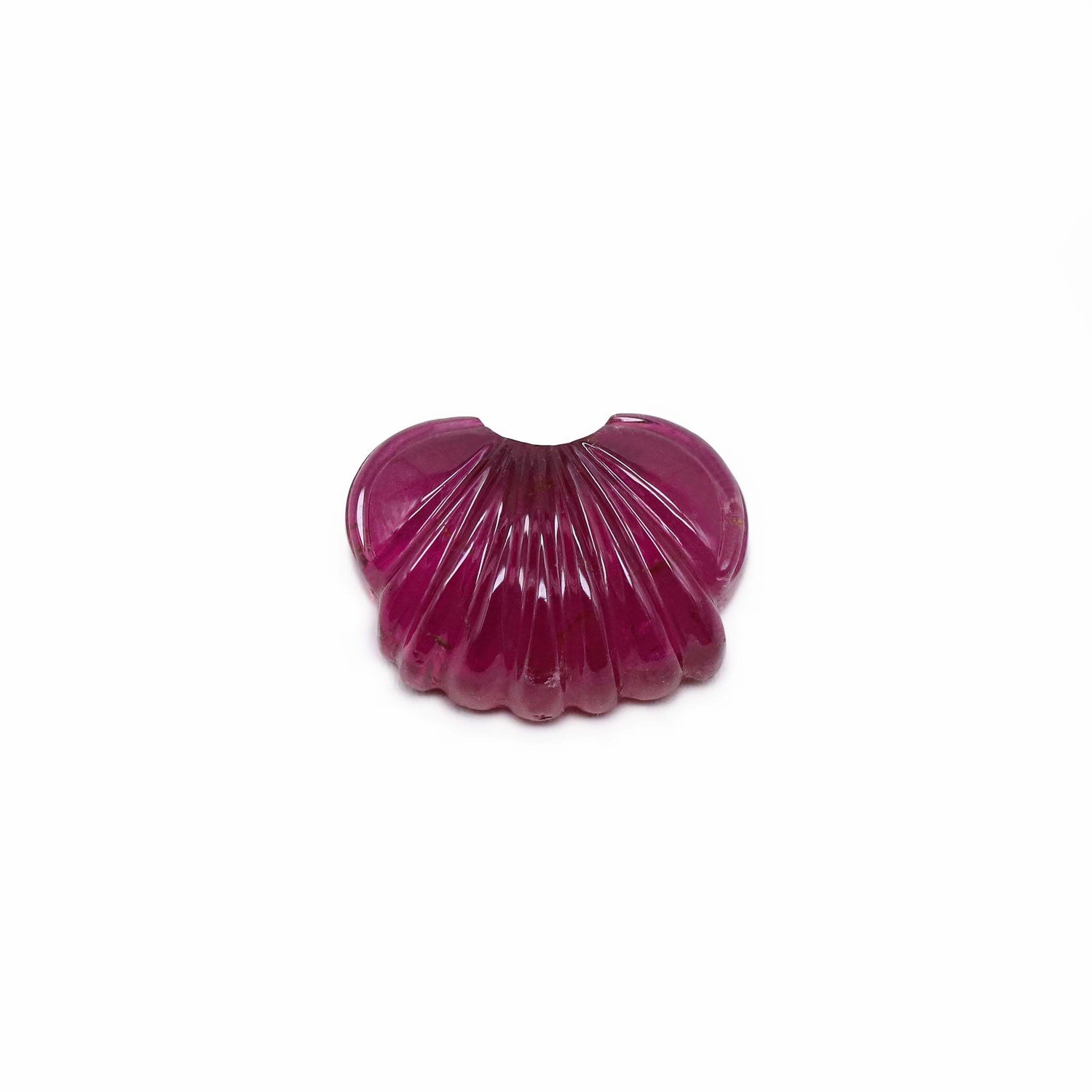 Rubellite Tourmaline 19.50x15mm Carved Fancy Cabochon