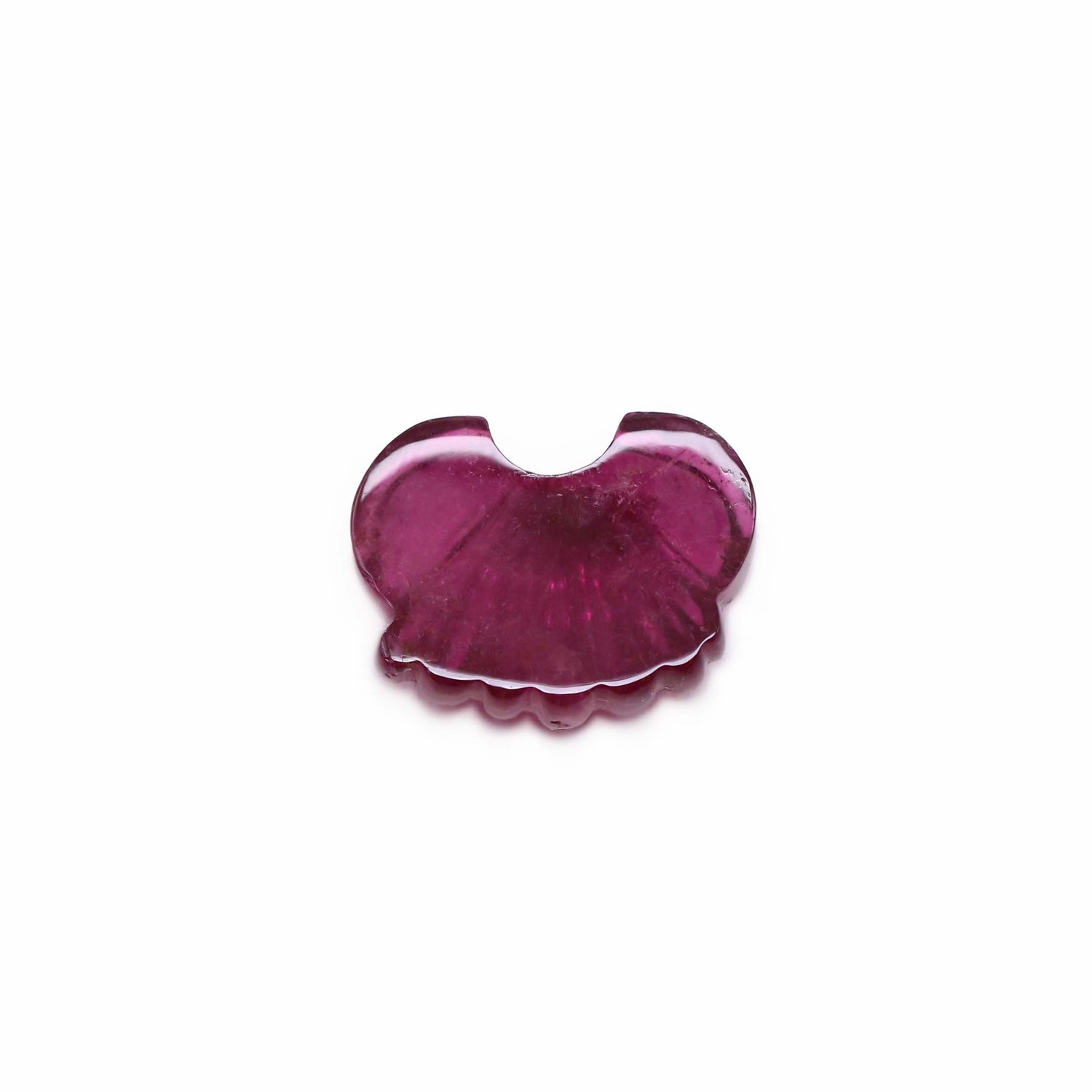 Rubellite Tourmaline 19.50x15mm Carved Fancy Cabochon
