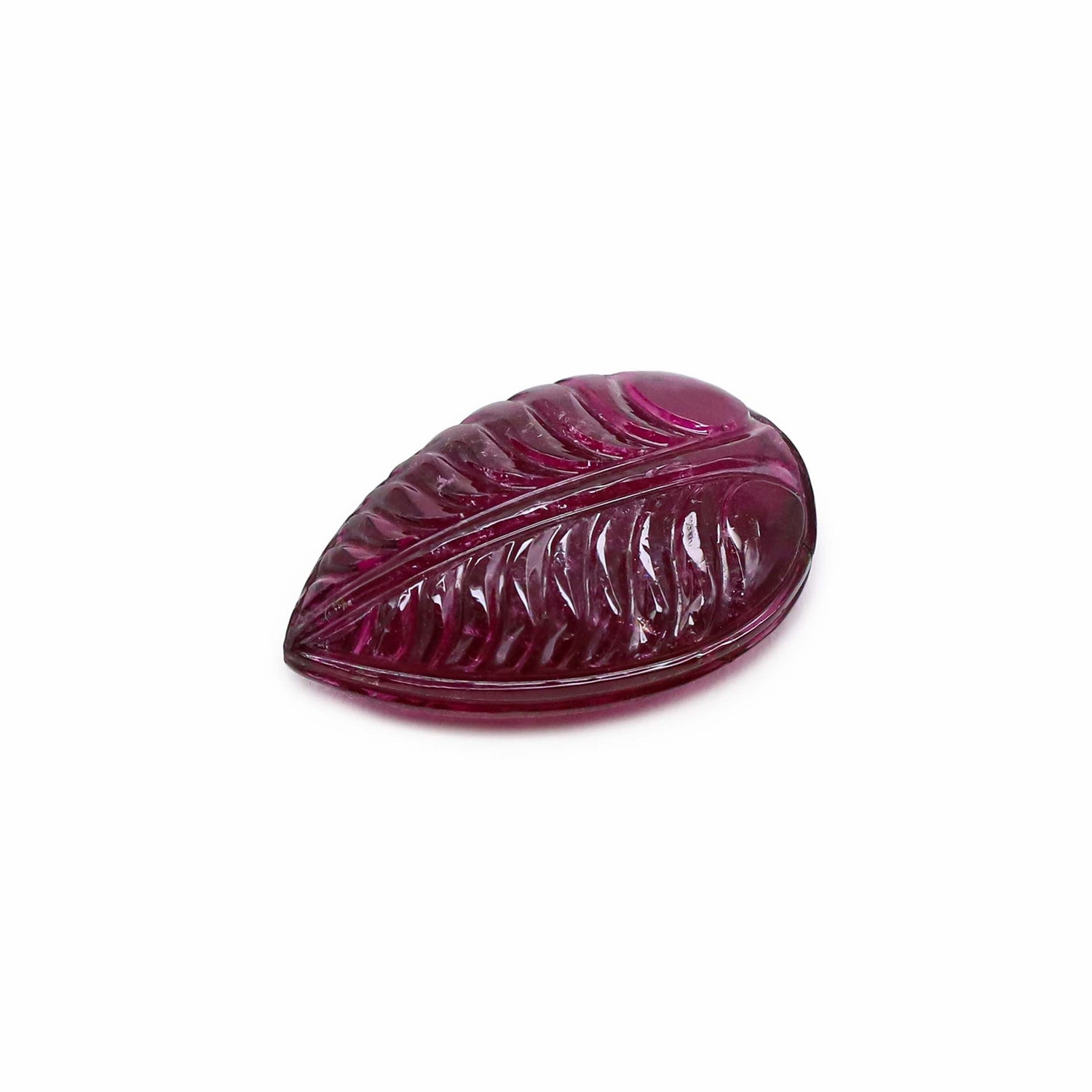 Rubellite Tourmaline 25x17mm Carved Pears