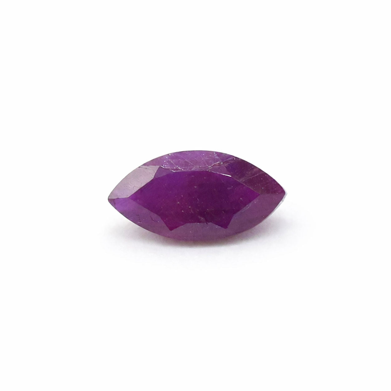 Natural Ruby (India) (Untreated) Marquise Faceted