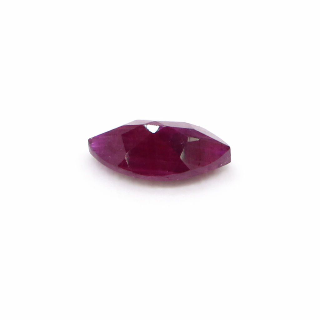 Natural Ruby (India) (Untreated) Marquise Faceted
