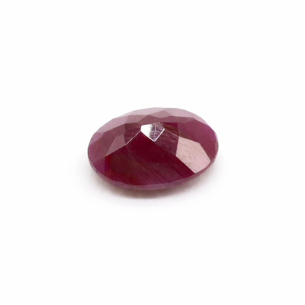 Natural Ruby (India) (Untreated) Oval Faceted