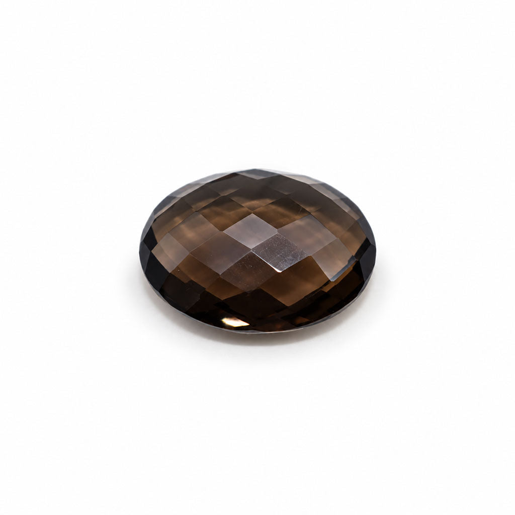Smoky Quartz Oval Briolette