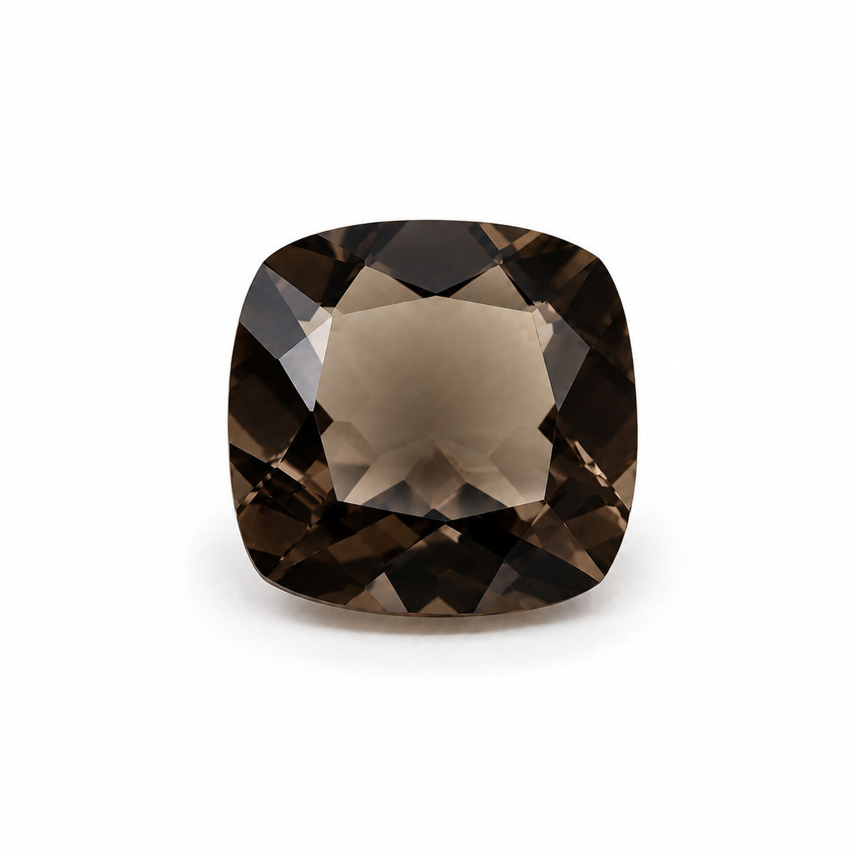 Smoky Quartz Cushion Faceted