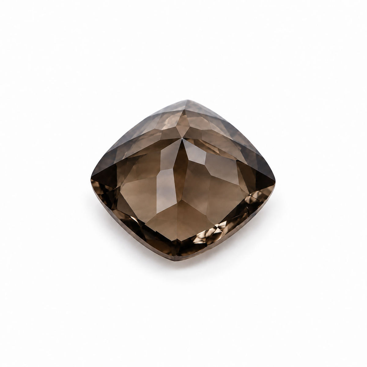 Smoky Quartz Cushion Faceted