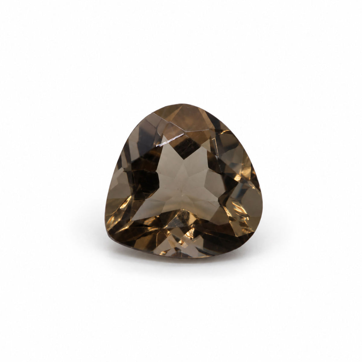 Smoky Quartz Heart Shape Faceted