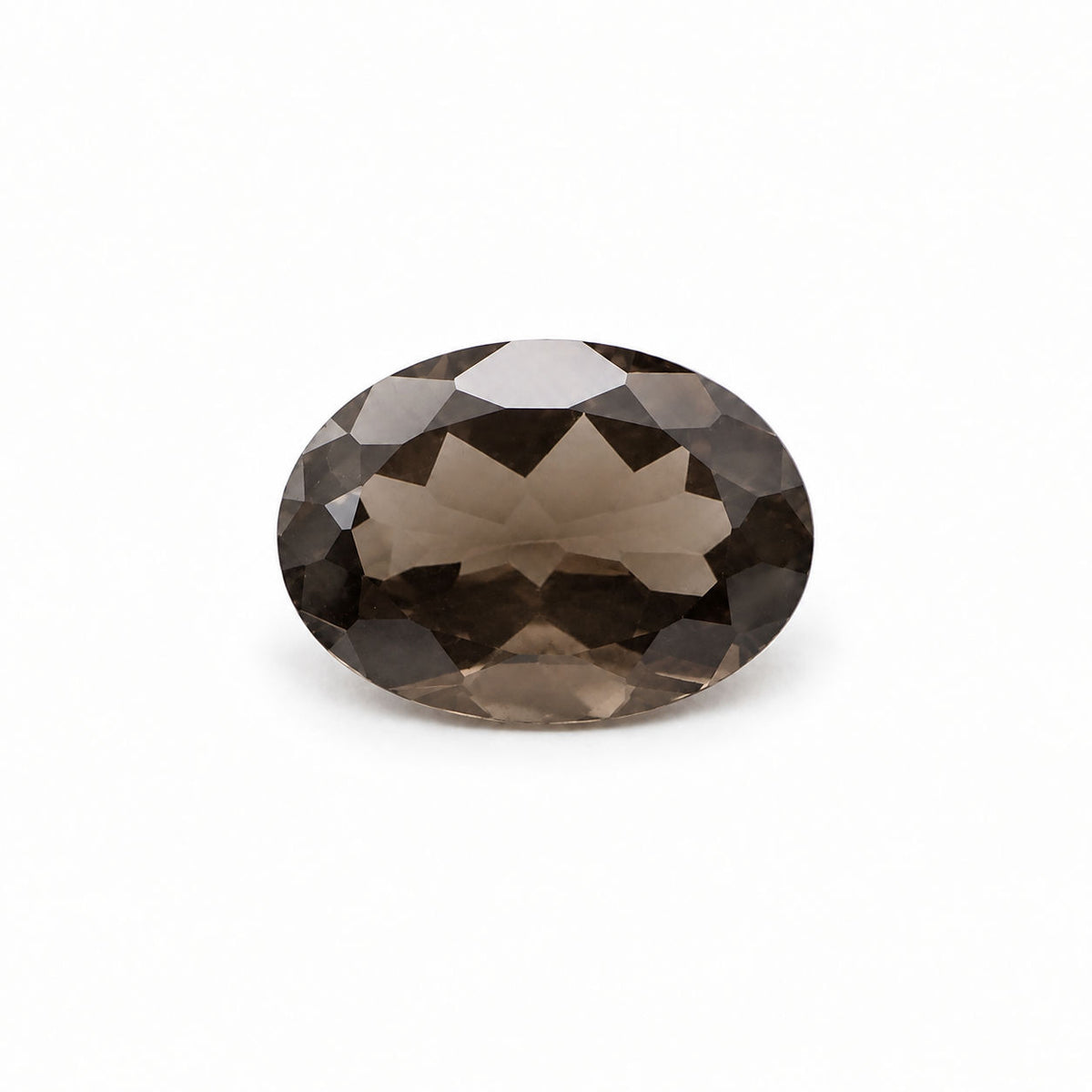 Smoky Quartz Oval Faceted