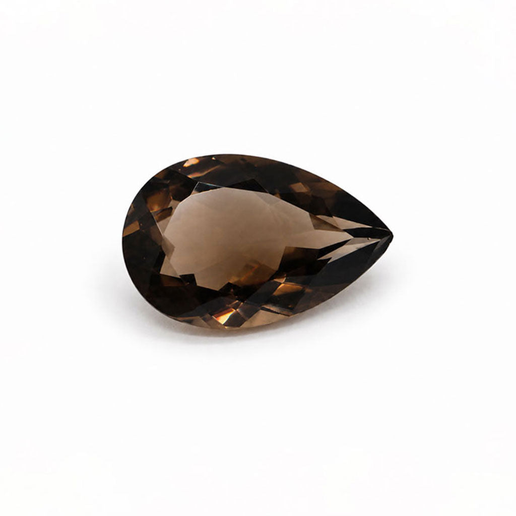 Smoky Quartz Pear Faceted