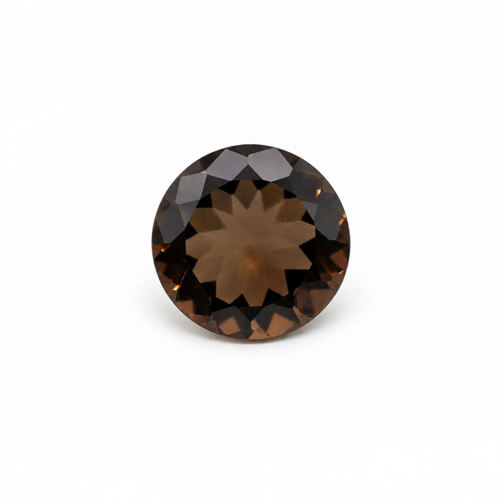 Smoky Quartz Round Faceted