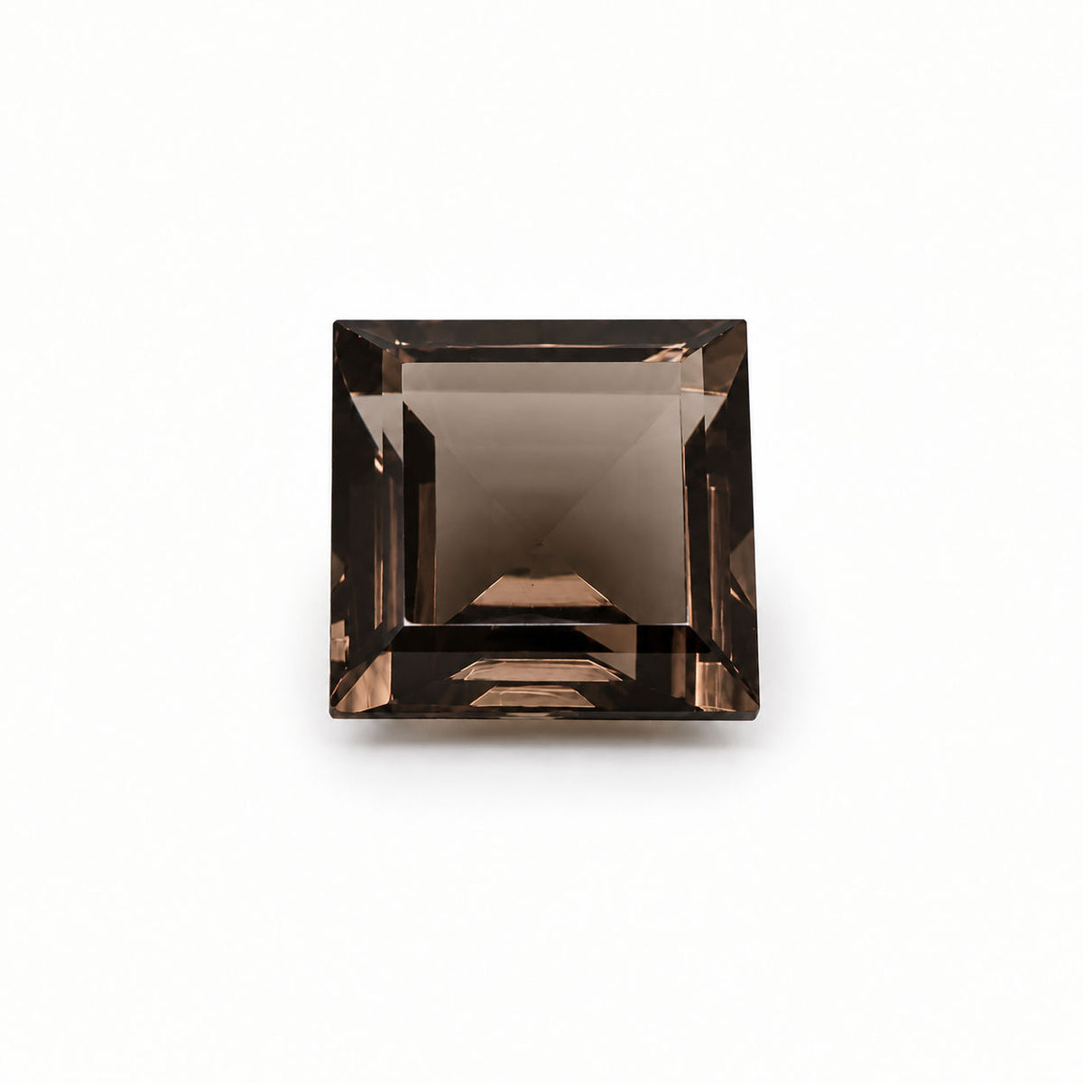 Smoky Quartz Square Faceted