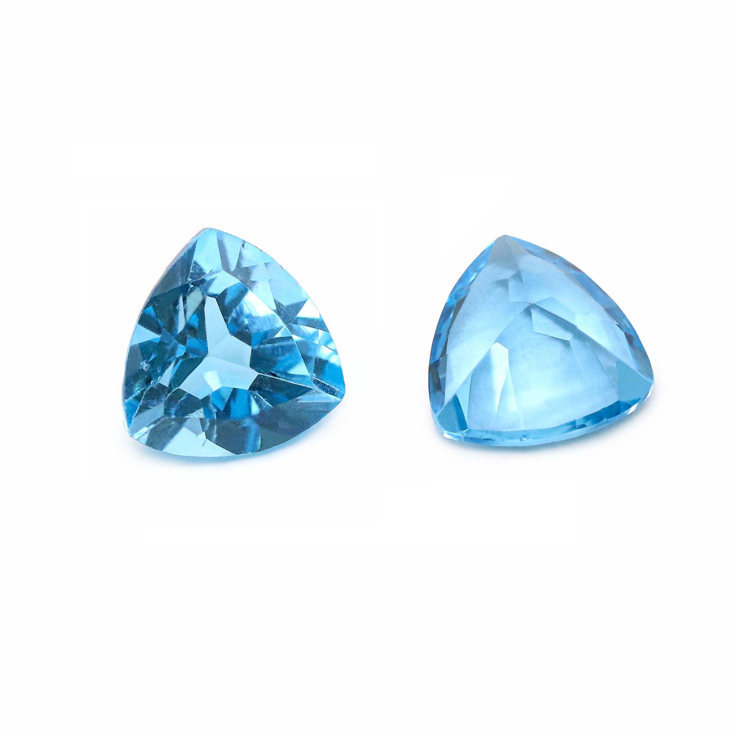 Swiss Blue Topaz 5mm Trillion Faceted