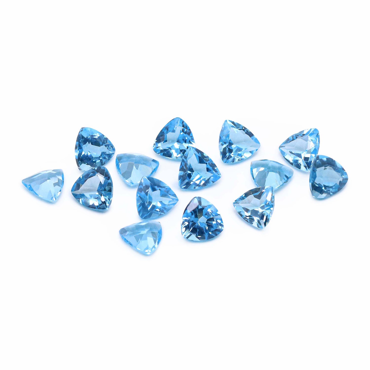 Swiss Blue Topaz 5mm Trillion Faceted