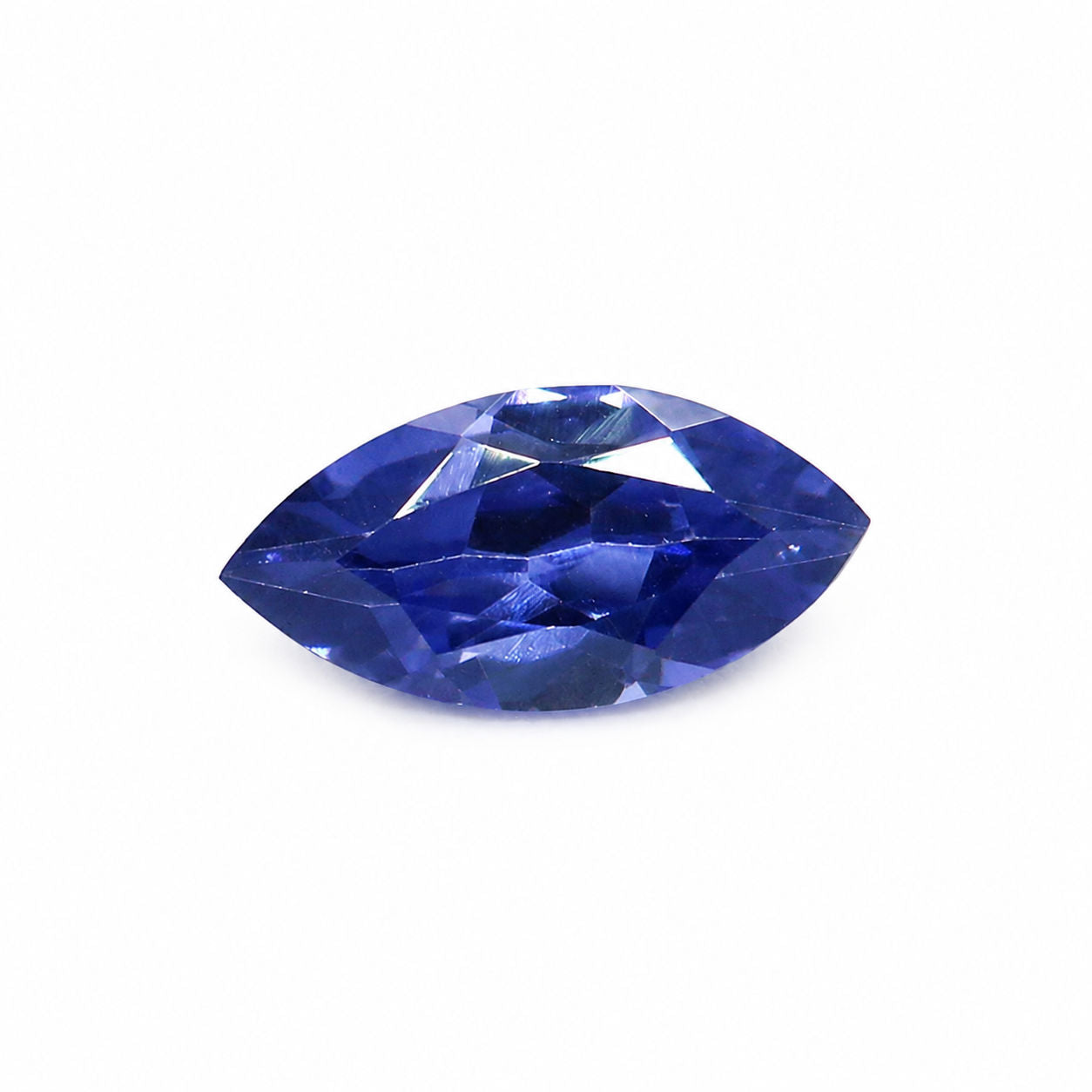 Cubic Zirconia (Tanzanite Color) Marquise Faceted
