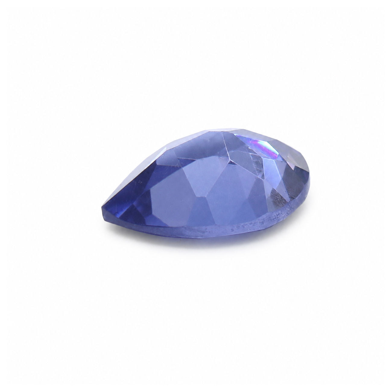 Cubic Zirconia (Tanzanite Color) Pear Faceted