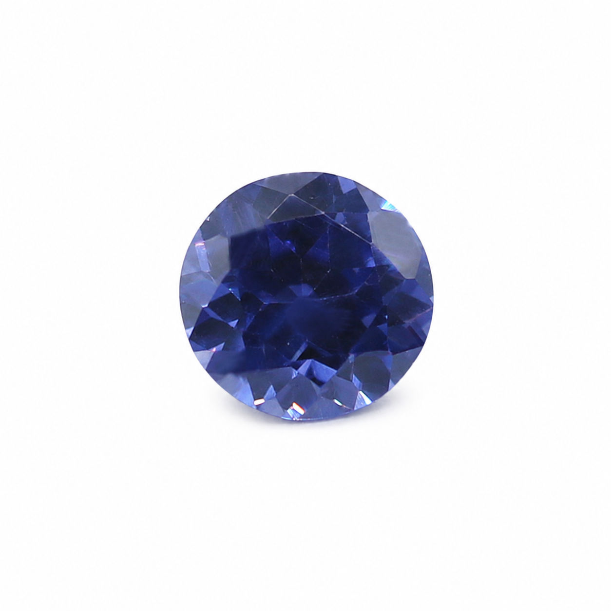 Cubic Zirconia (Tanzanite Color) Round Faceted