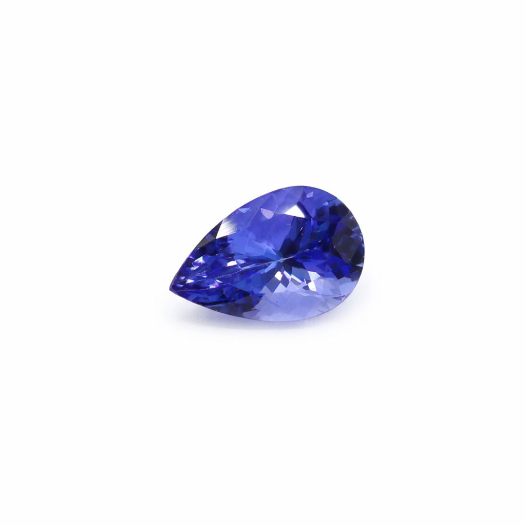 Tanzanite Pear Faceted