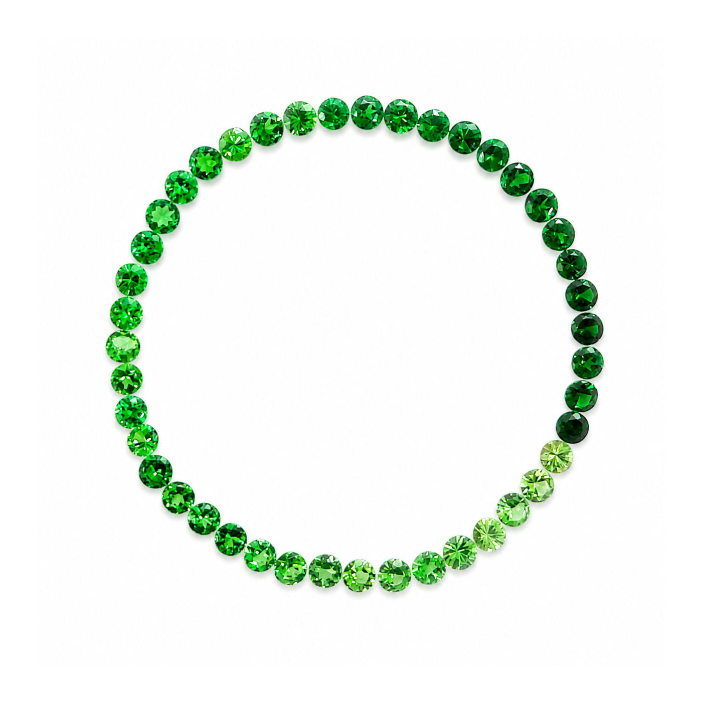 Tsavorite Garnet 2.50mm Round Faceted Kit