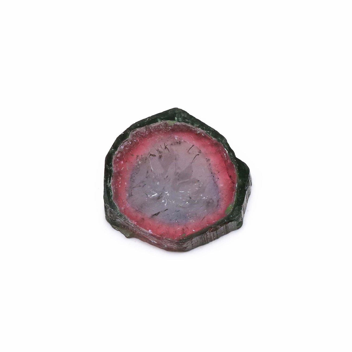 Watermelon Tourmaline 21x20mm Slice