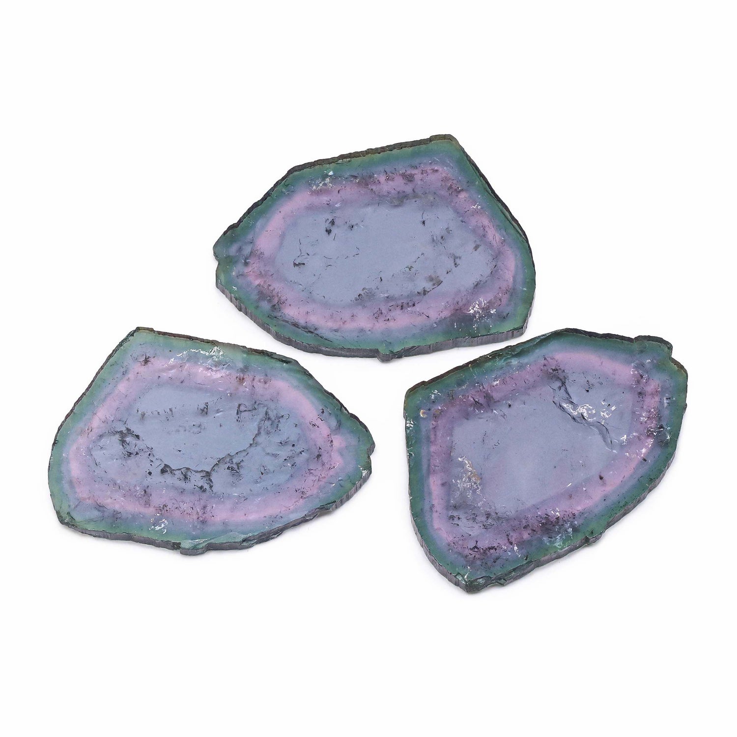 Watermelon Tourmaline 39x27mm Slices