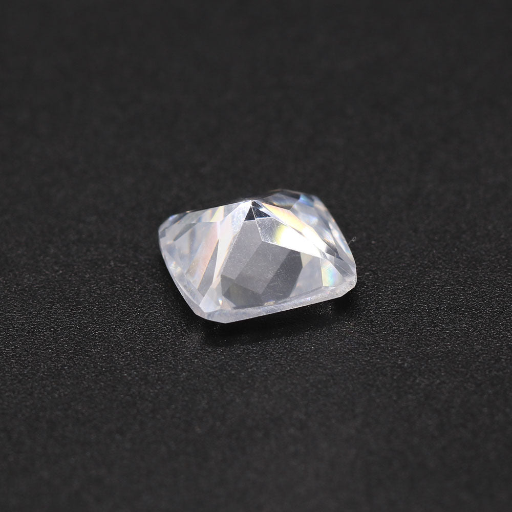 Cubic Zirconia (White Color) Cushion Faceted