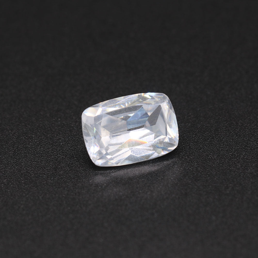 Cubic Zirconia (White Color) Elongated Cushion Faceted