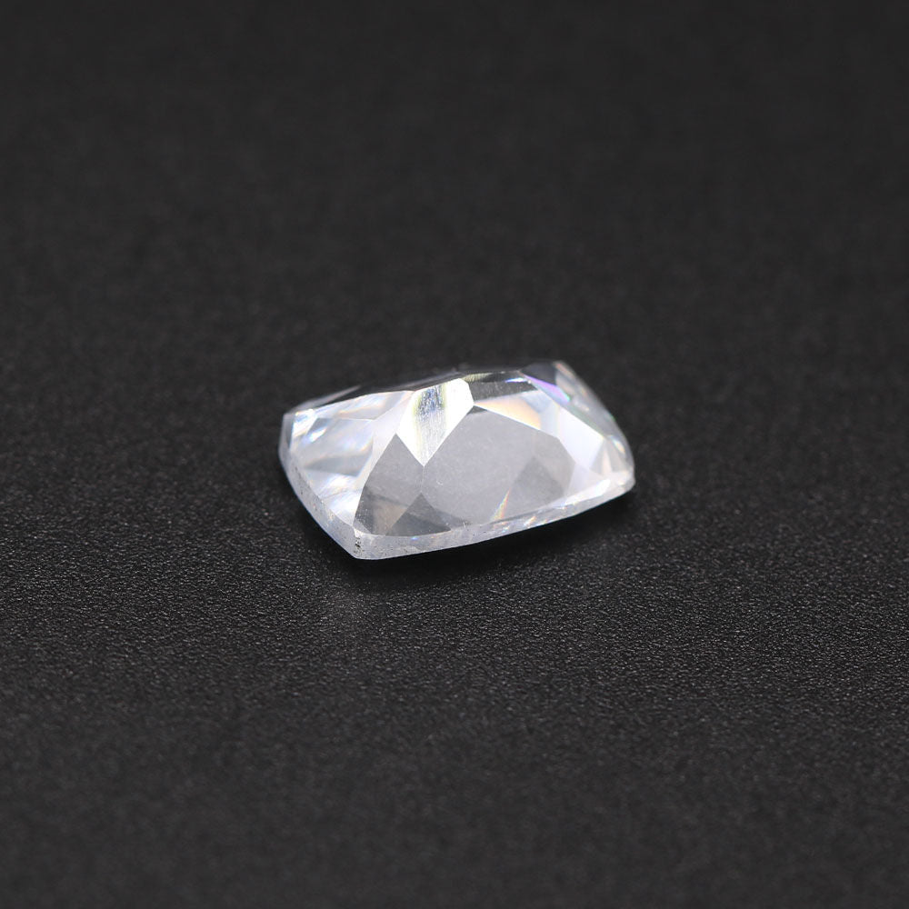 Cubic Zirconia (White Color) Elongated Cushion Faceted