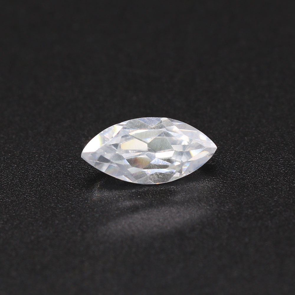 Cubic Zirconia (White Color) Marquise Faceted