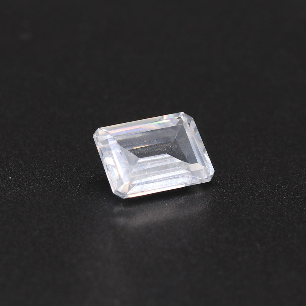 Cubic Zirconia (White Color) Octagon Faceted