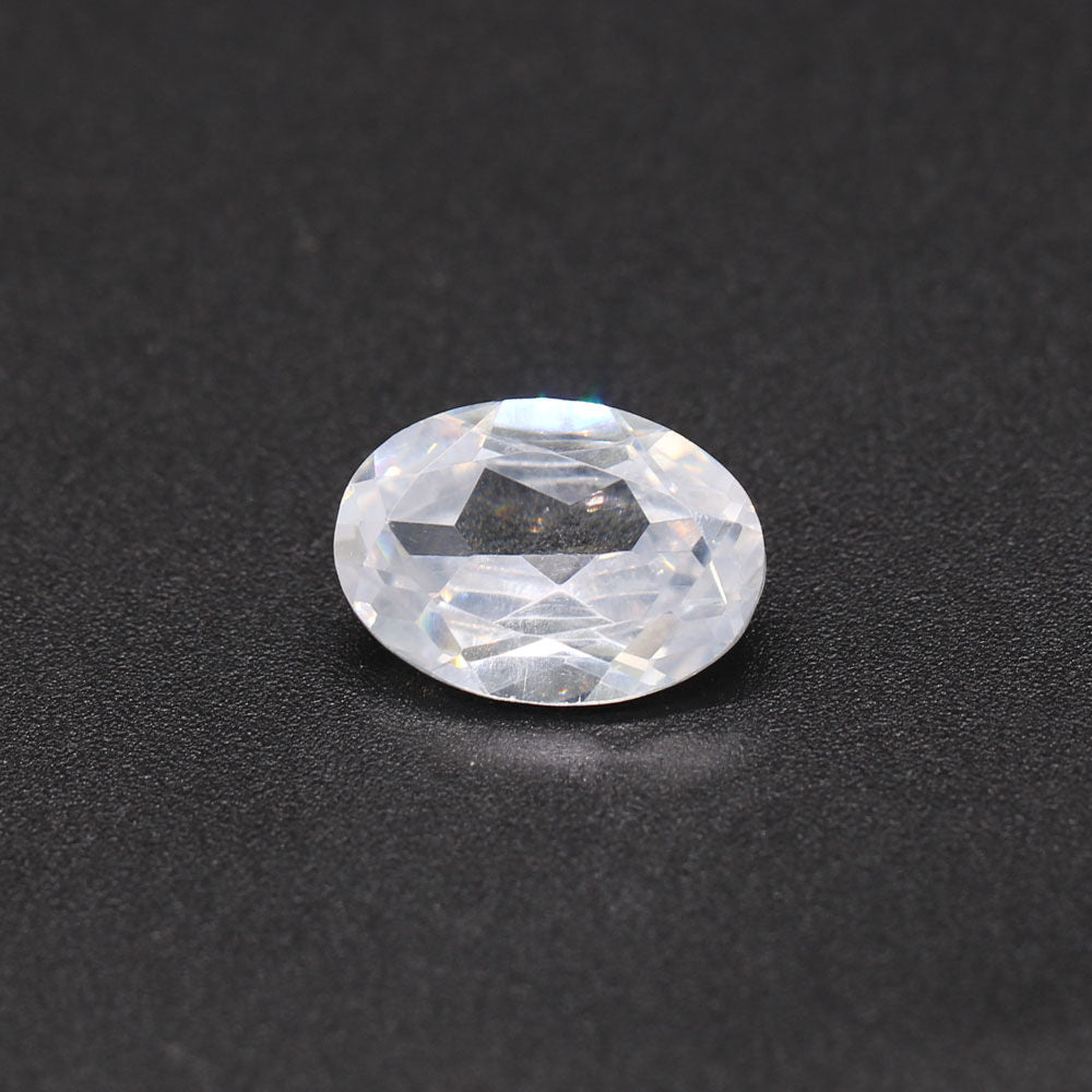 Cubic Zirconia (White Color) Oval Faceted
