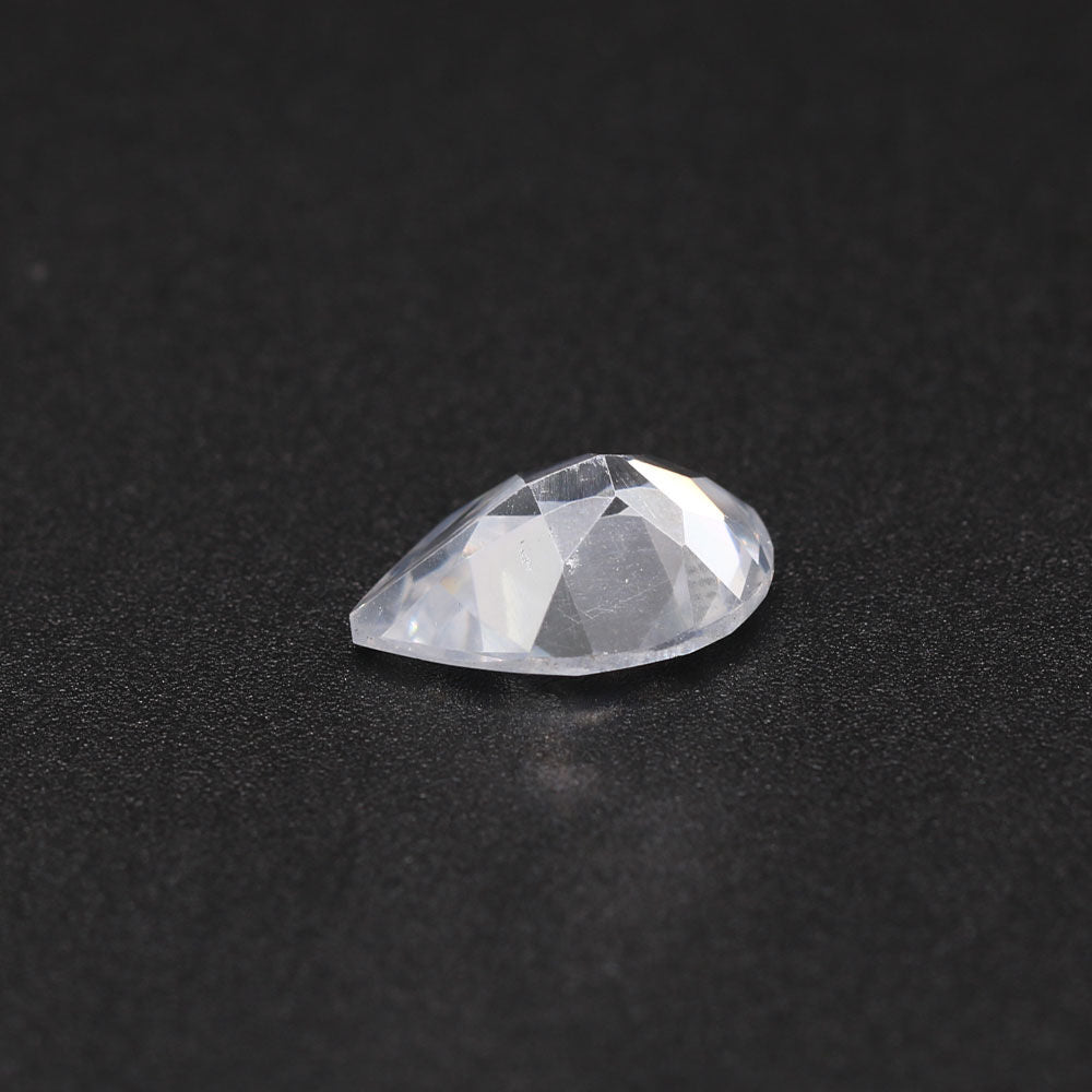 Cubic Zirconia (White Color) Pear Faceted