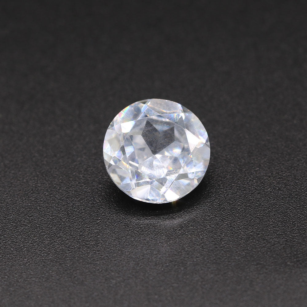 Cubic Zirconia (White Color) Round Faceted