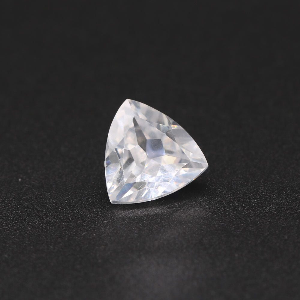 Cubic Zirconia (White Color) Trillion Faceted