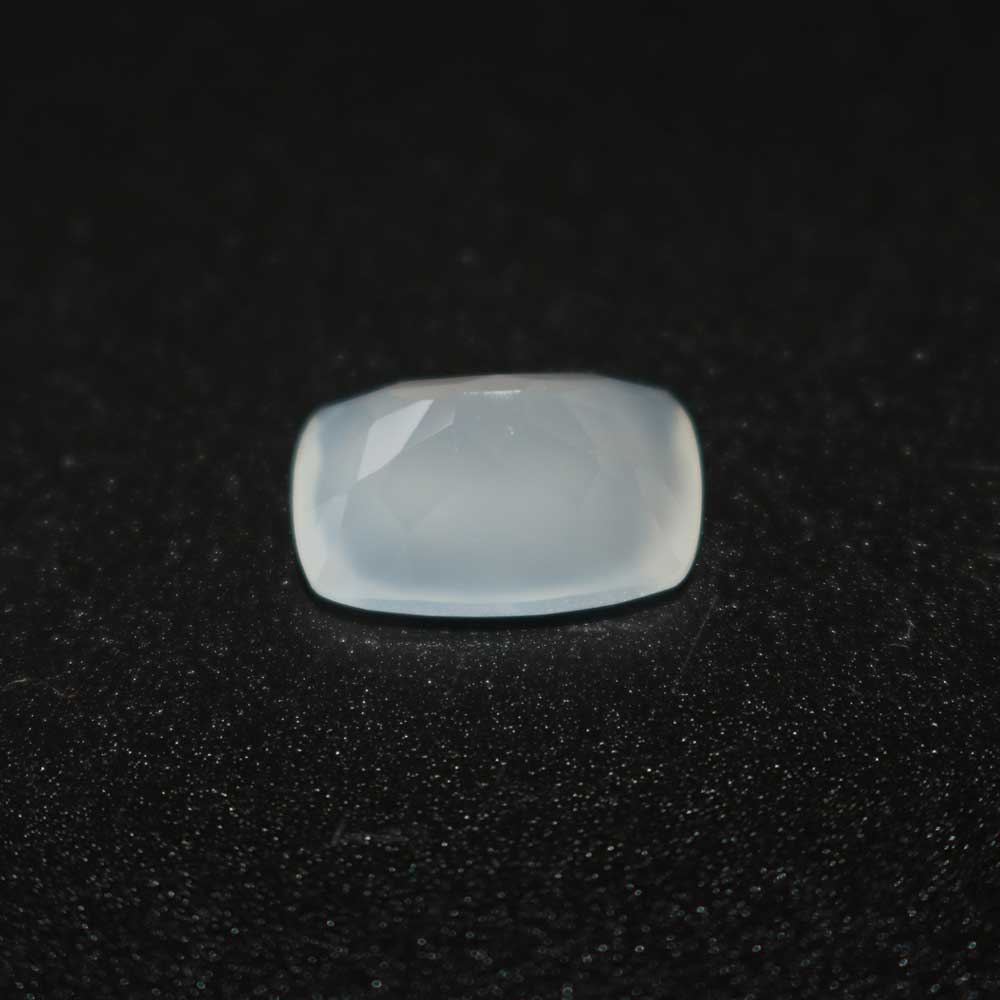 White Onyx Elongated Cushion Faceted