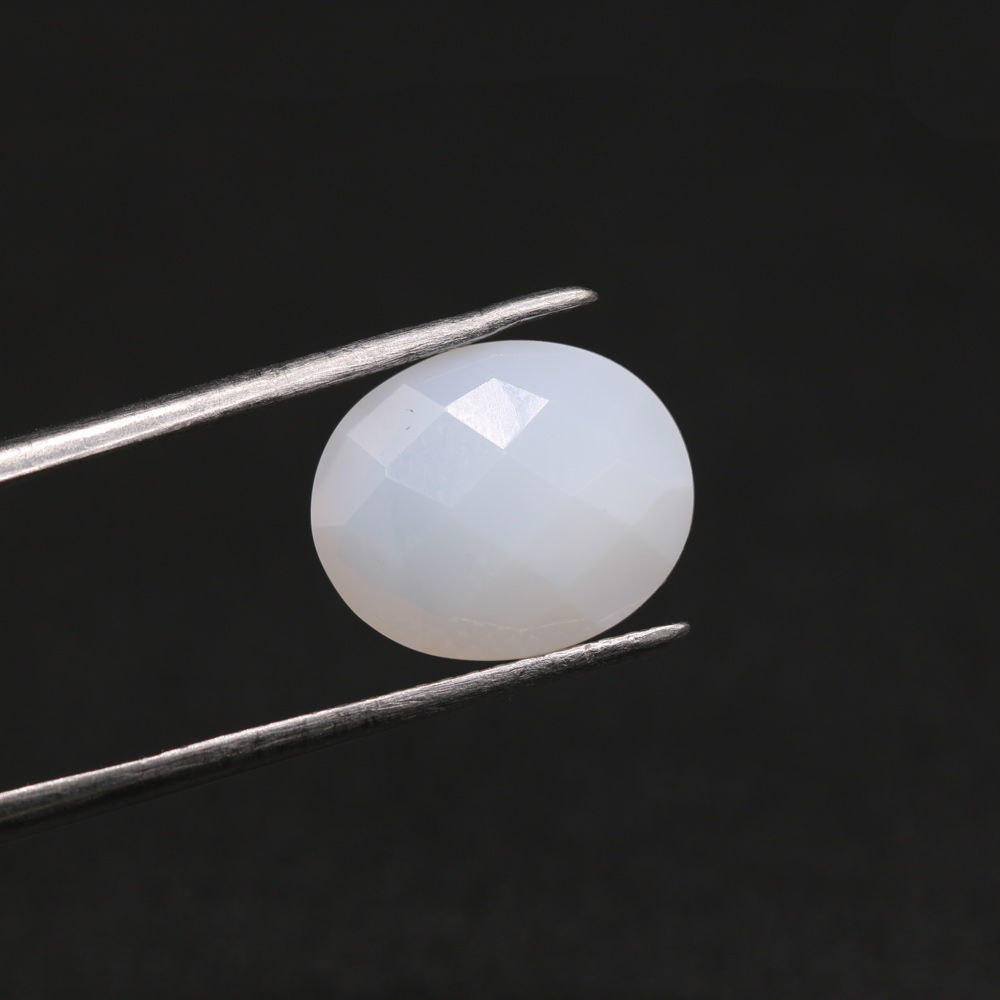 White Opal Oval Briolette