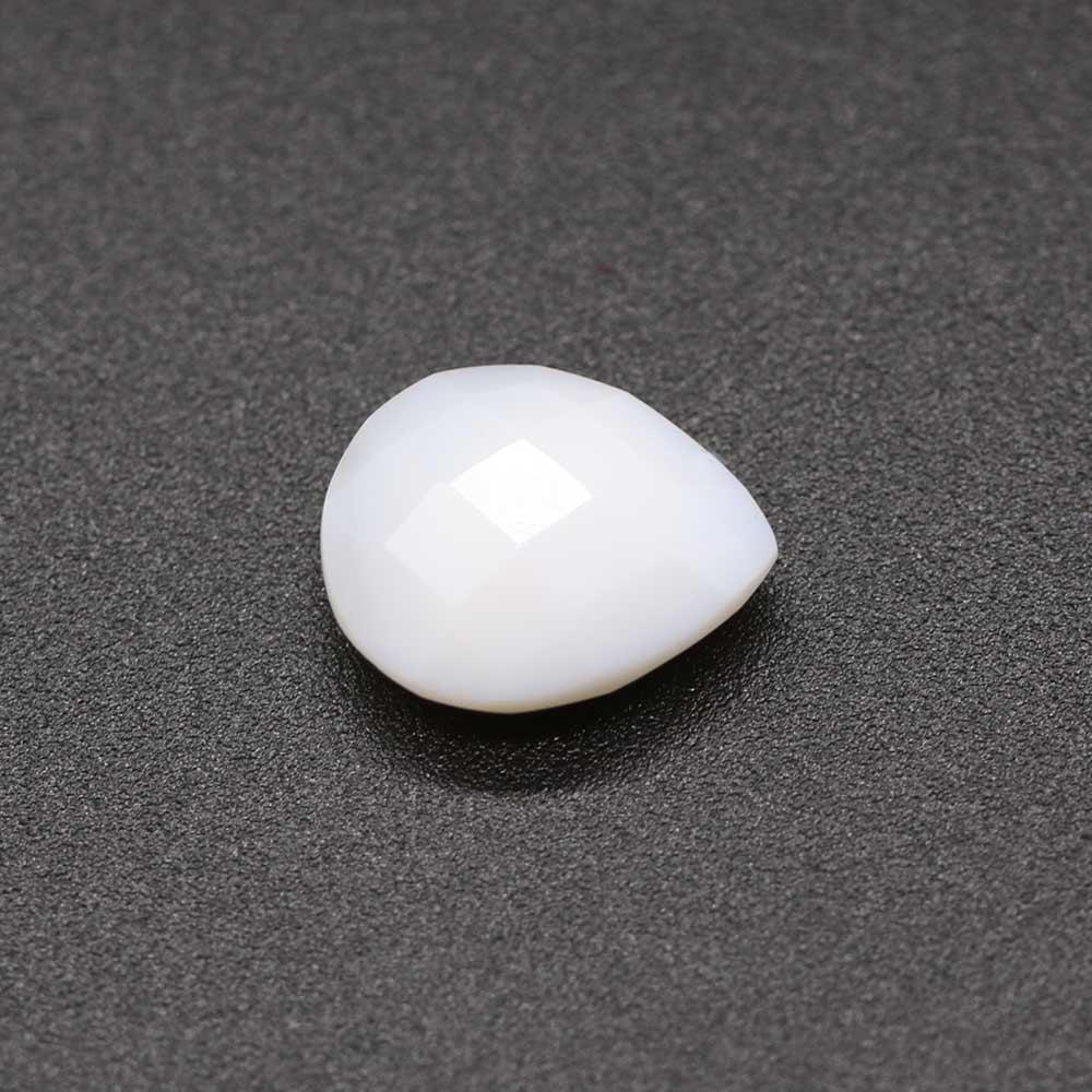 White Opal Pear Briolette
