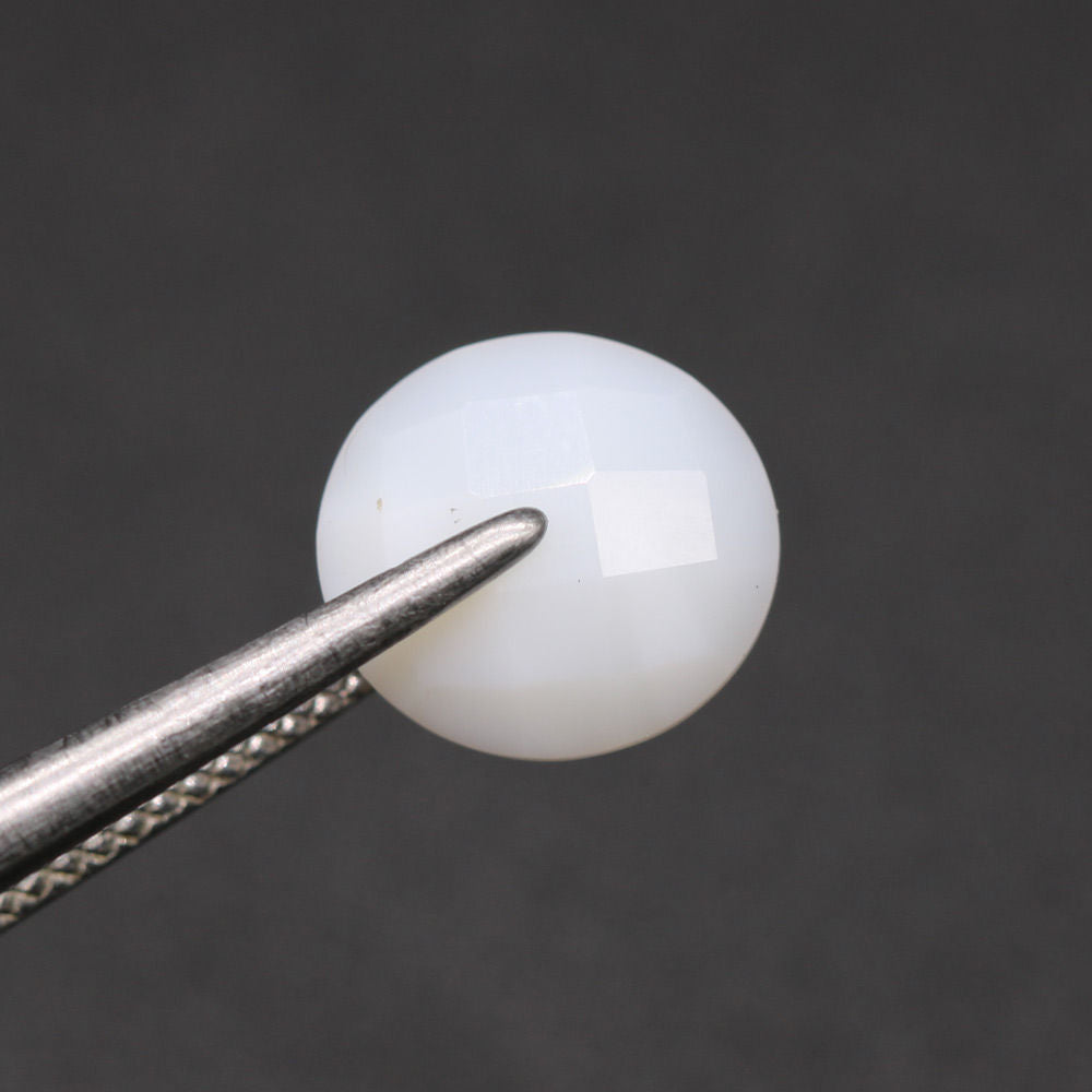 White Opal Round Briolette