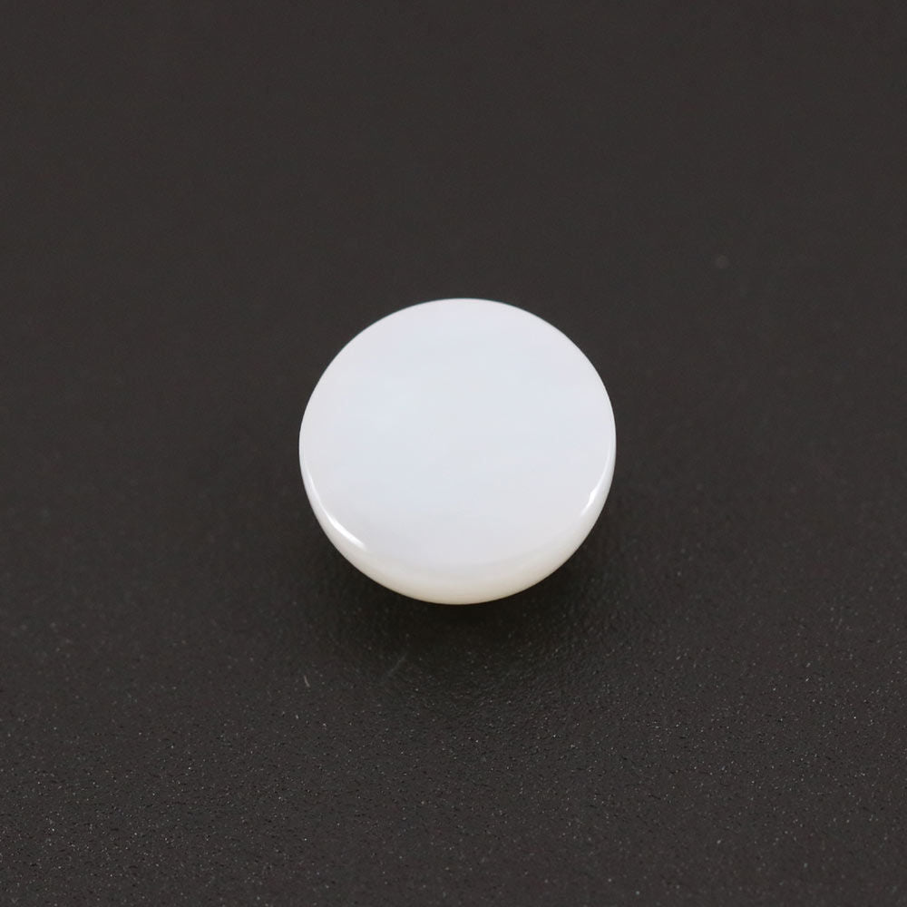 White Opal Round Cabochon