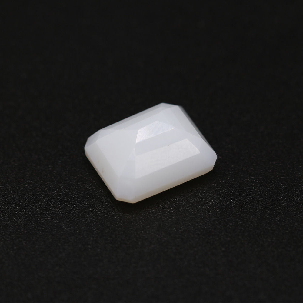 White Opal Octagon Faceted