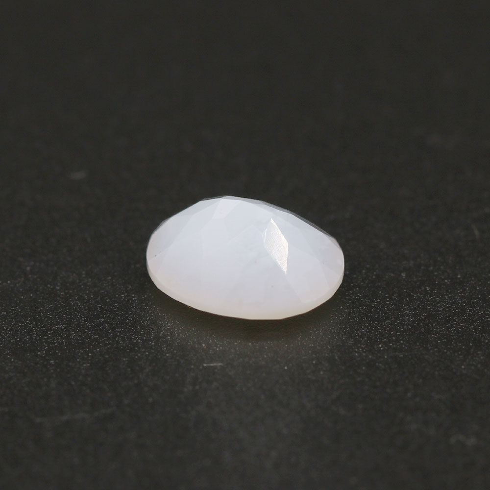 White Opal Oval Faceted